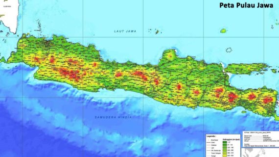 Peta Pulau Jawa : Batas Wilayah, Geografis, Etnis dan Budaya