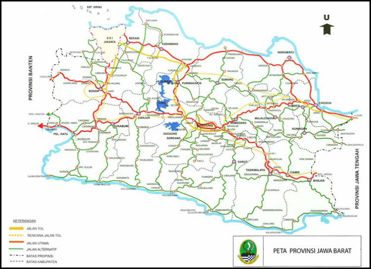 Gambar Jalur Transportasi Provinsi Jabar