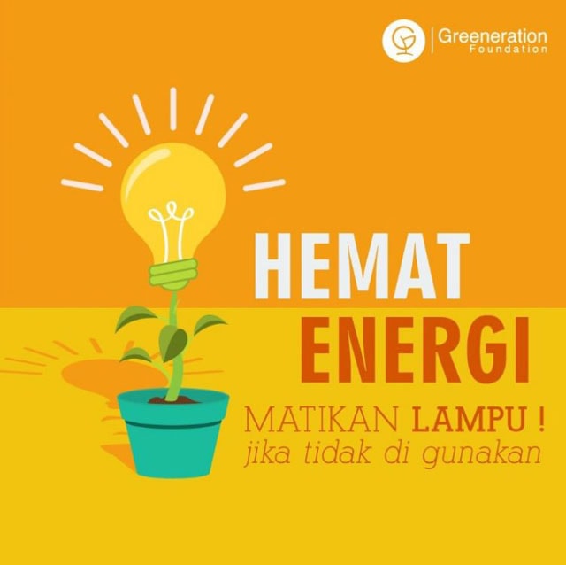 Contoh Gambar Poster Hemat Energi