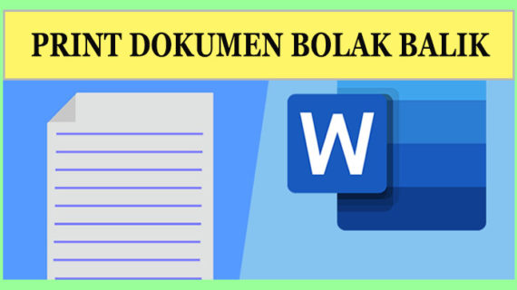 Cara Print Bolak Balik Di MS Word Dan PDF Foxit Reader